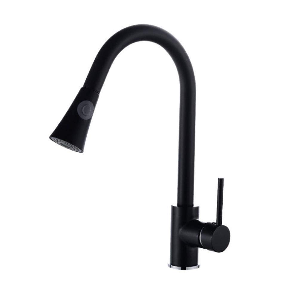 Llave estirable de fregador negra BT