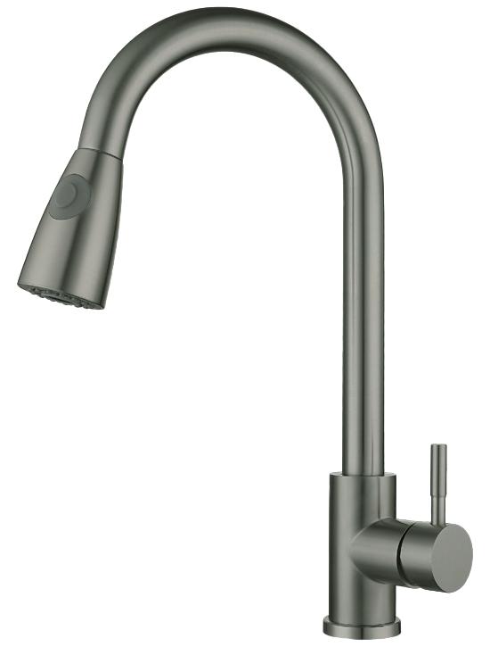Llave estirable de fregador gun metal BT
