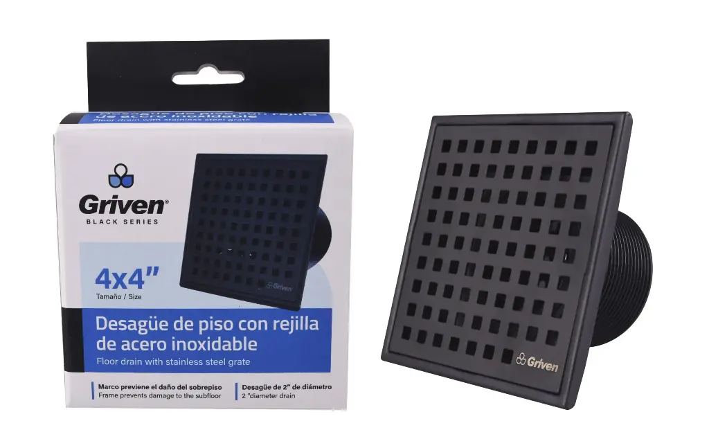 Desague de ducha negro griven