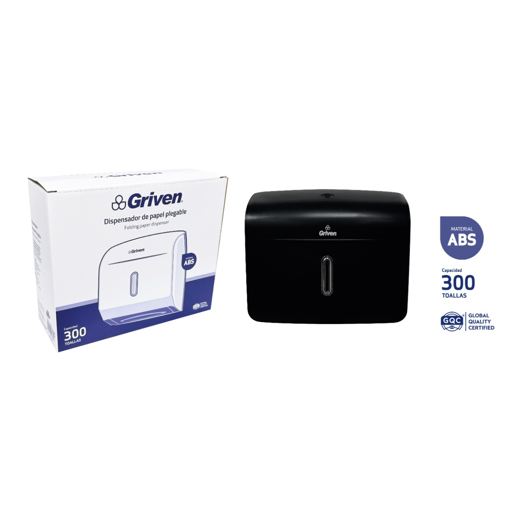 Dispensador de papel negro griven