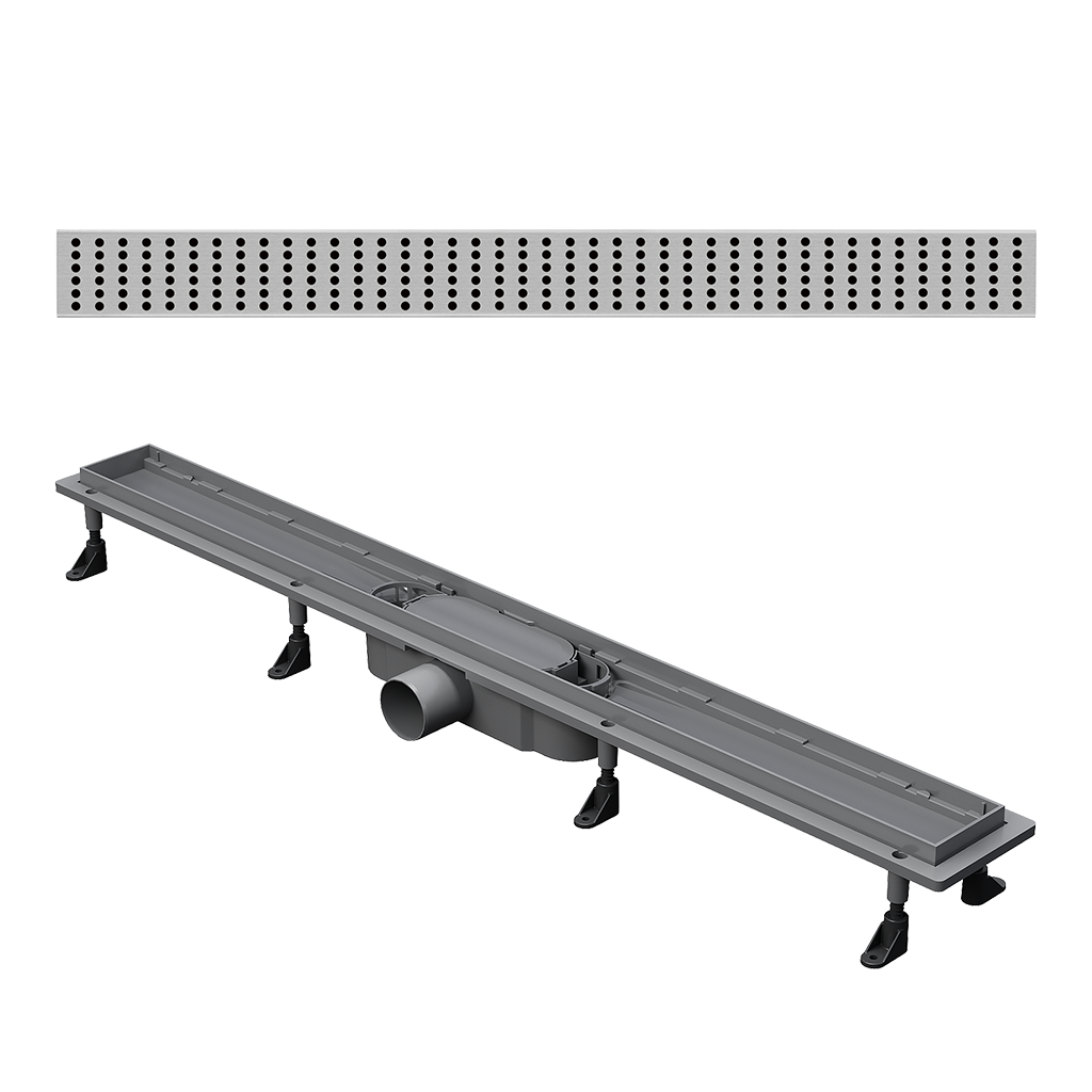 desague de ducha rectangular gun metal bahit