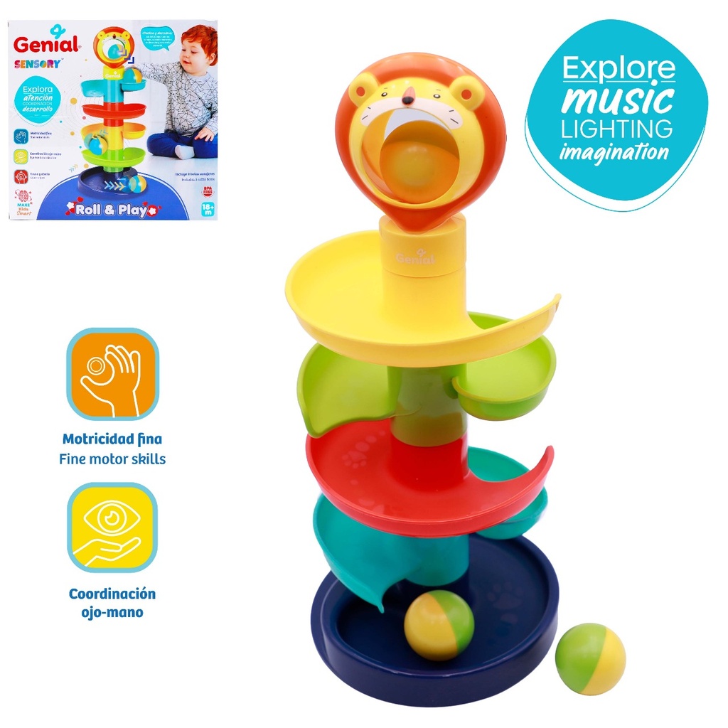 Rastreo de pelotas sensorial genial