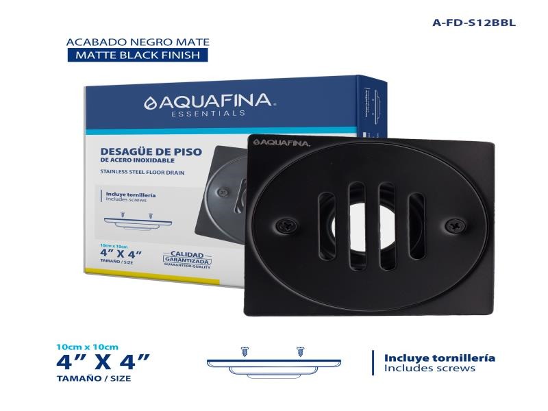 Desague de ducha negro AF