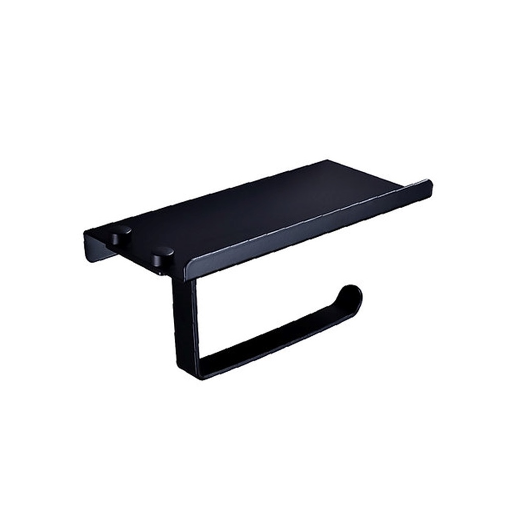 Soporte para papel higienico negro BT