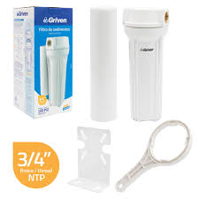 Filtro purificador de agua de sedimentos para fregador griven 3/4"