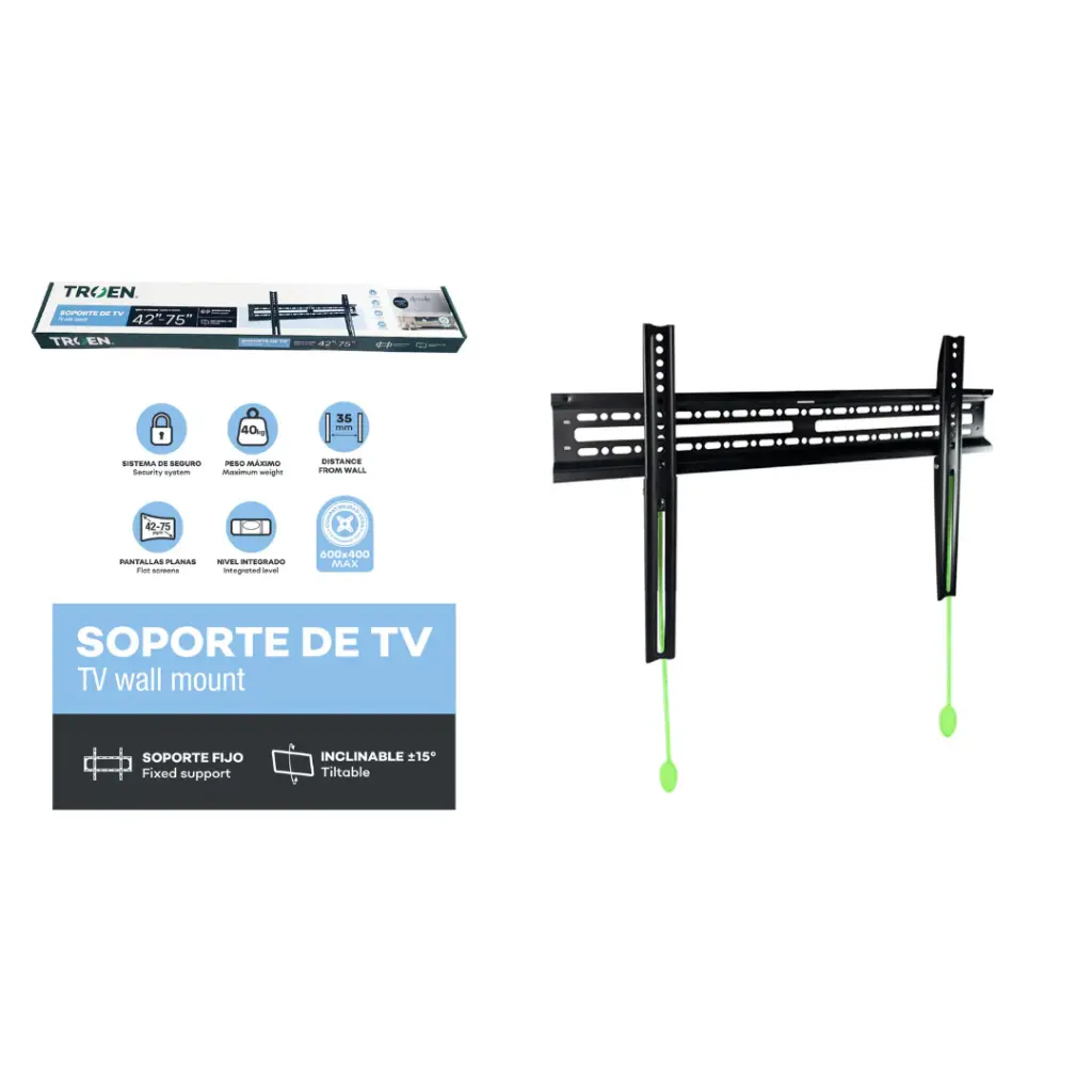 Soporte para tv 42"-75" (fijo) troen