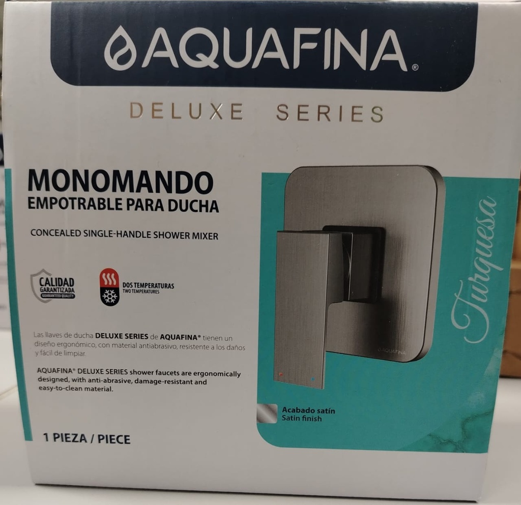 Monomando para regadera satin aquafina