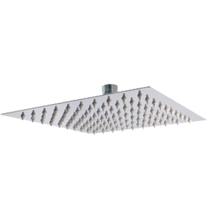 REGADERA CUADRADA 8" SATINADA SOLA GRIVEN