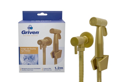 [gv-gf995] Ducha sanitaria dorada griven