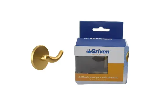 [gv-gh60200-ch] Gancho dorado para toalla griven