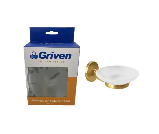 [gv-gh60200-sh] Soporte para jabon dorado griven