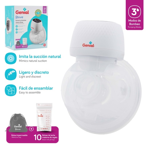 [gn-yd1198] Extractor de leche manos libre genial