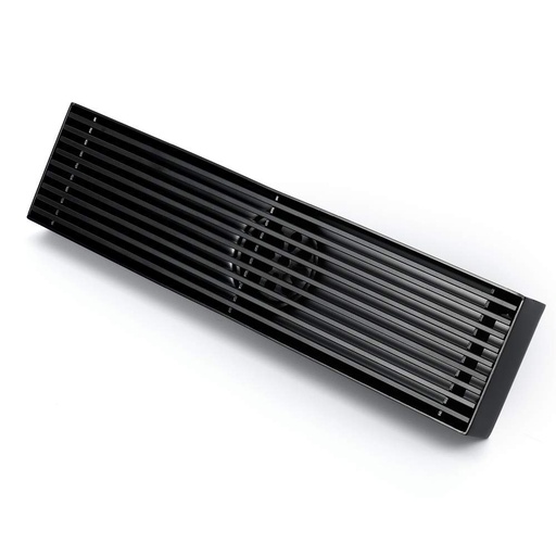 [aqp-23276] desague de ducha rectangular AP gun metal 20cm