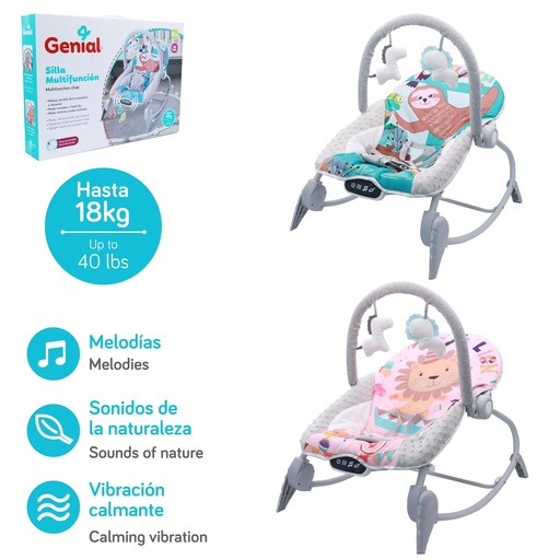 [gn-br27269] Silla multifuncion para bebe genial