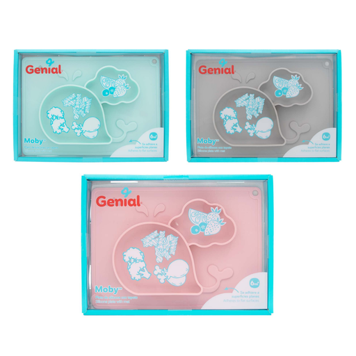 [gn-sp178b] Plato de silicona con tapete genial