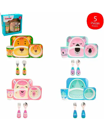 [gn-ss50009-1] Set de alimentacion para niño genial