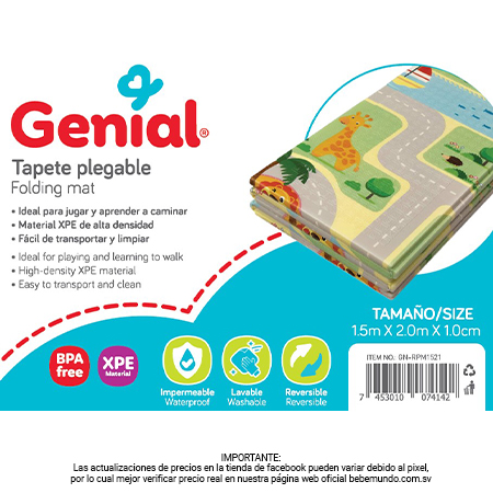 [gn-rpm1521] Tapete plegable genial