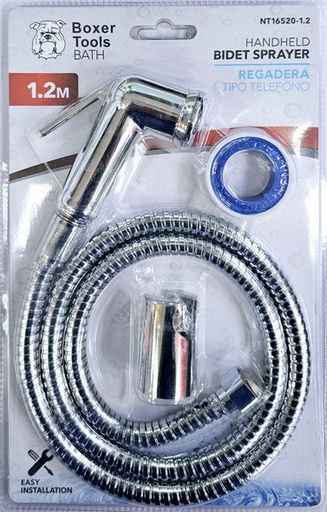 [nt16520-1.2] Ducha sanitaria cromada BT sin llave angulo