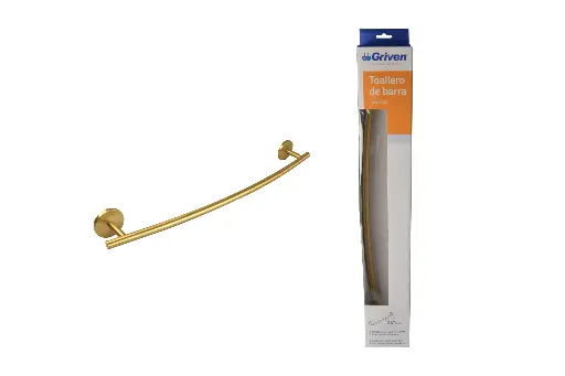 [gv-gh60200-tb] Toallero de barra 22" dorado griven