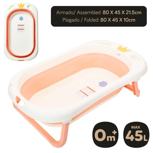 [gn-ha-b05-ro] Bañera rosada genial