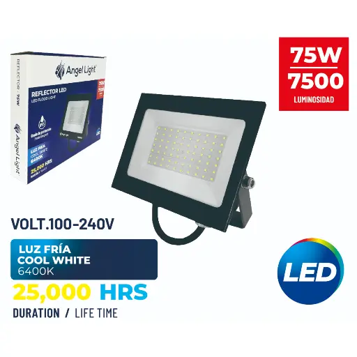 [al-mkfl-75w] Reflector led 75watts angel light
