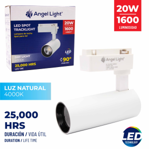 [al-fr230-20w-w] Led spot tracklight 20w blanco angel light