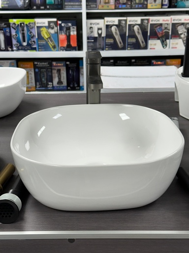 [15sd6fs6] lavamanos bowl blanco 42x42x14