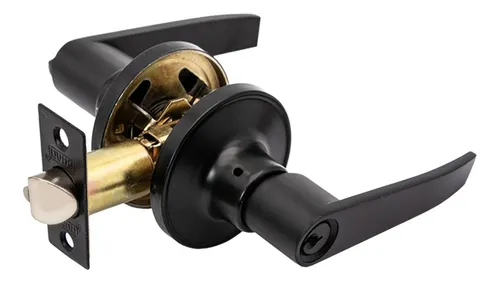 [nt1409t-bk] cerradura negra para puerta con llave BT