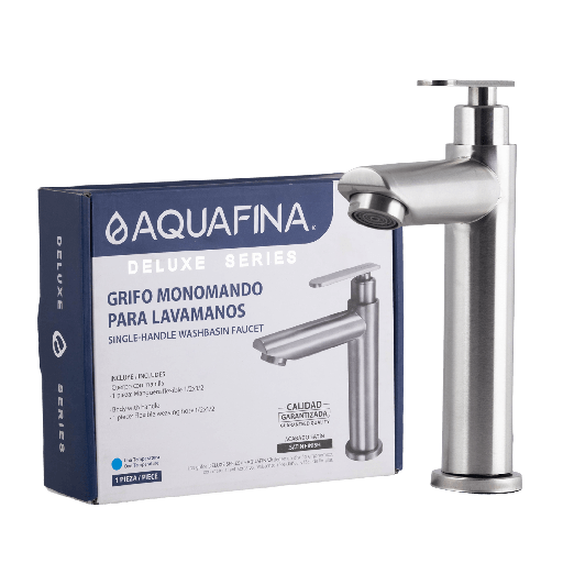 [a-5013a] Grifo individual para lavamanos satin AF