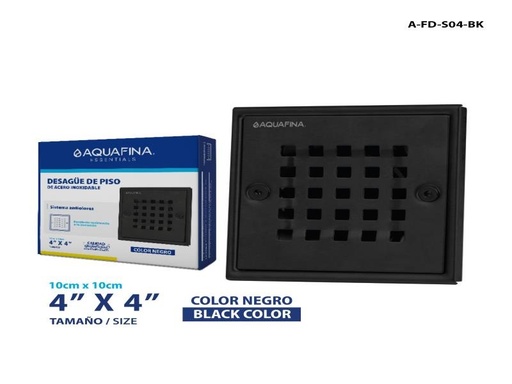 [a-fd-s04-bk] Desague de ducha negro AF