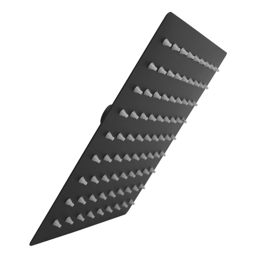 [GV-SHB8-S] REGADERA CUADRADA NEGRA 8" SOLA GRIVEN