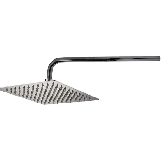[gv-shs8-sarm] regadera cuadrada 8" satinada 50cm griven
