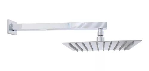 [gb-shs10-s] Regadera cuadrada satinada 10" griven